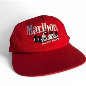 Vintage Marlboro Red Racing Team Hat